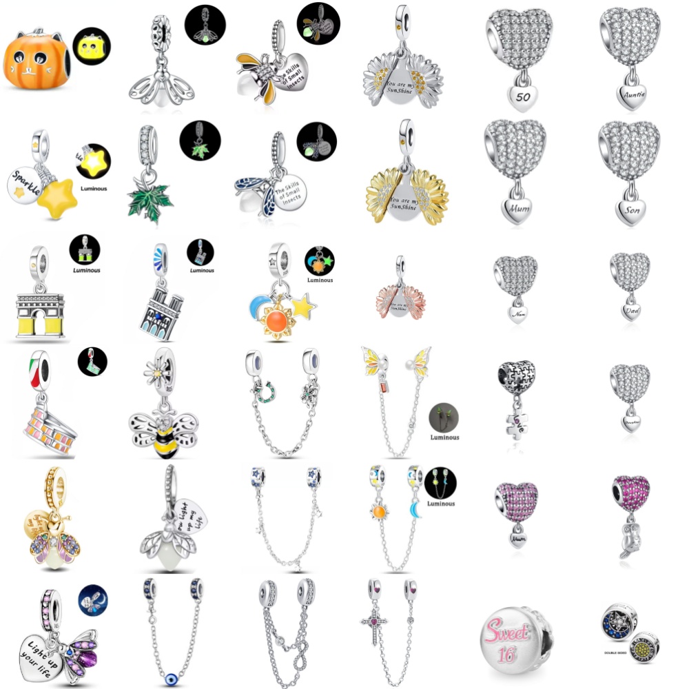 Crossfit Accessories - خرز فضة عيار 925، على شكل